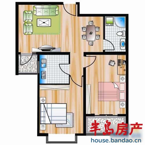 套二B户型