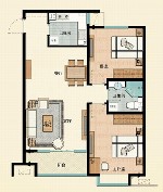 金光丽园 cc 2室2厅1卫1厨87㎡