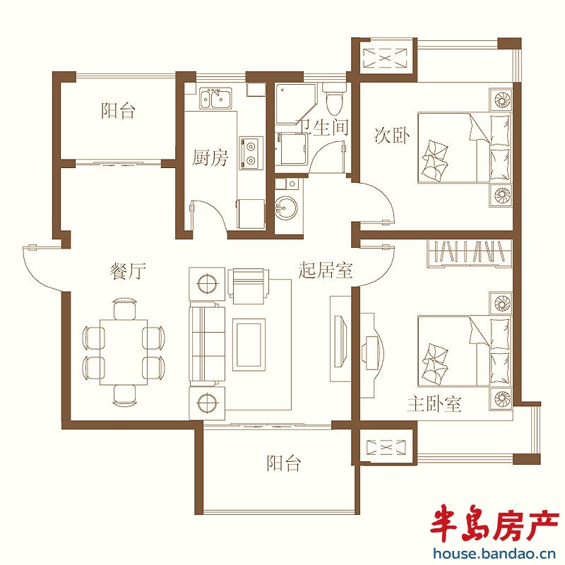 户型-17号楼--a 2室2厅1卫90㎡.jpg