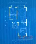 D(e)户型 87.7-89.45平米 二室二厅一卫