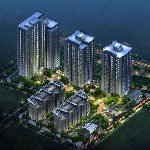 楼座夜景效果图