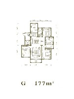 青岛印象山户型图2室2厅2卫1厨 177.00㎡