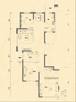 盛世美邦3-A户型户型图3室2厅2卫1厨 140.00㎡