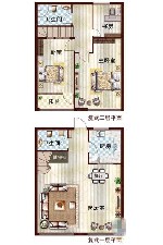 樱海园公寓138㎡复式户型2室2厅2卫 