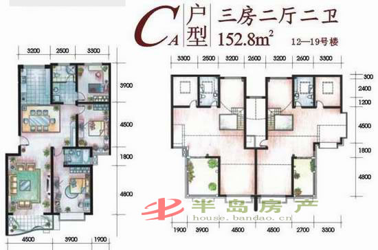 3室2厅C户型