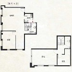 N户型标准层平面图 4室2厅2卫145.35㎡