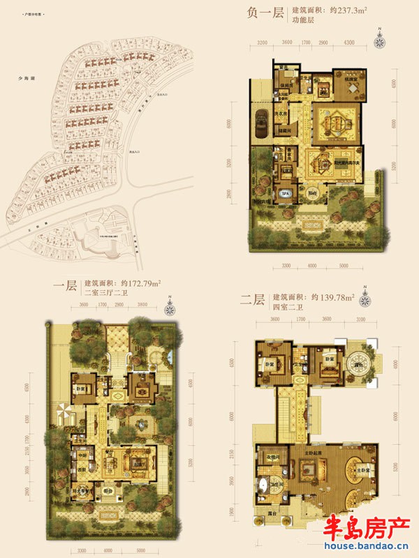 B-北入户户型图 549.87㎡