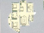宏程家天下城市广场标准层户型3室2厅2卫1厨 119.13㎡