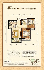 5#6#楼户型两室两厅一卫82.31平