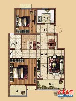 世家御园洋房A-4跃层（6层）（20121119）2室2厅1卫1厨 121.00㎡